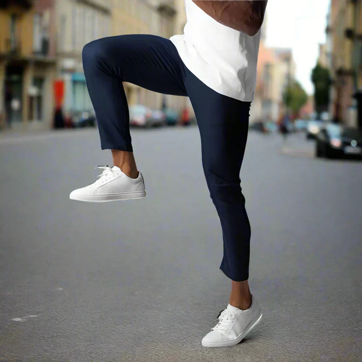 Drune | Slim Fit Chinos Baumwoll Stretch Knöchellang Bequem Und Vielseitig
