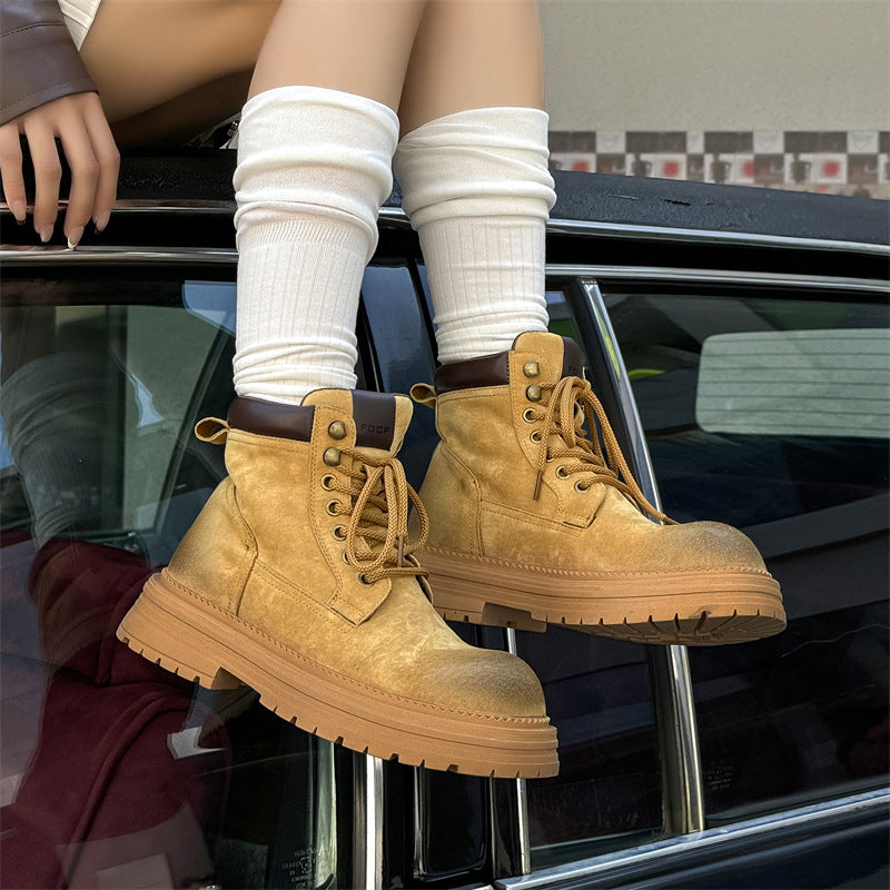 Herren-Stiefel im britischen Stil, Leder