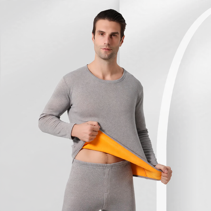 Thermo-Set für Paare, gefüttert, Rundhalsausschnitt