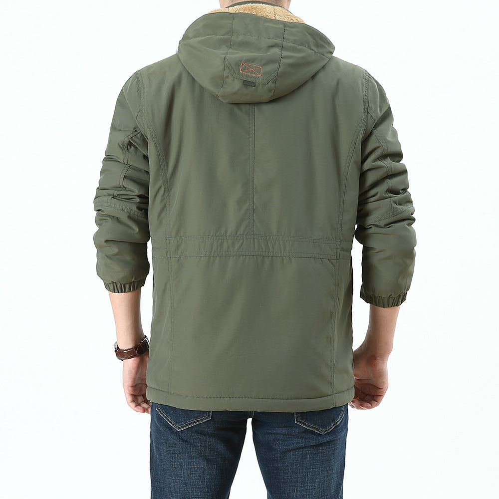Herren Multifunktionale Wetterjacke mit praktischen Taschen Drune