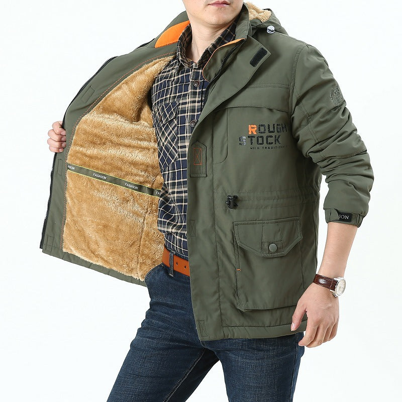 Herren Multifunktionale Wetterjacke mit praktischen Taschen Drune