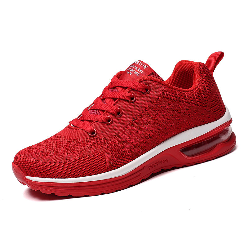 Damen nan atmungsaktiver Strick-Alltags-Sneaker mit integrierter Luftfeder-Zwischensohle und flexibler Profilsohle Drune