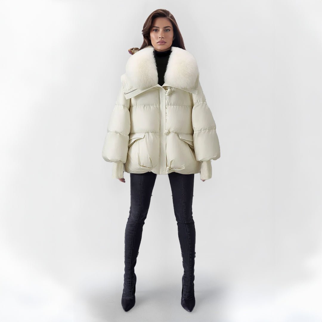 Drune | Pufferjacke mit Kunstpelzkragen - Warm & Stilvoll - Winter-Essential