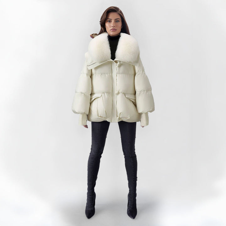Drune | Pufferjacke mit Kunstpelzkragen