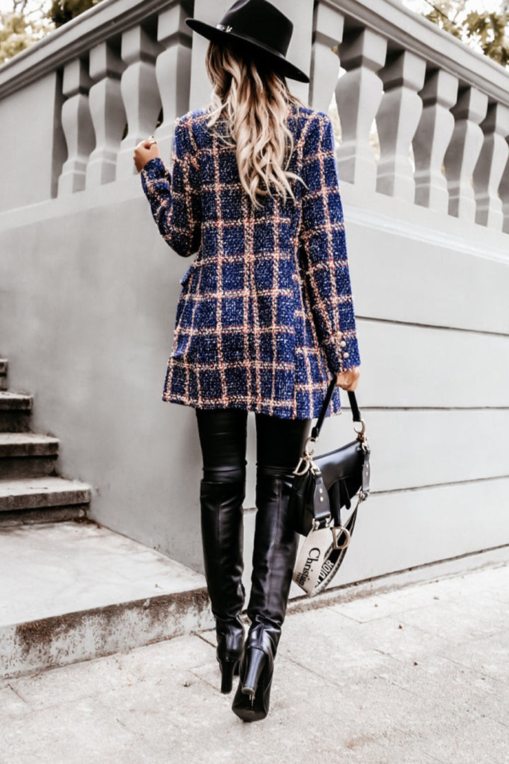 Drune | Print Revers Mid Length Mantel