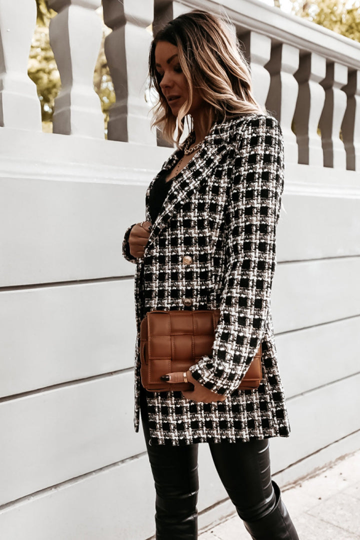 Drune | Print Revers Mid Length Mantel