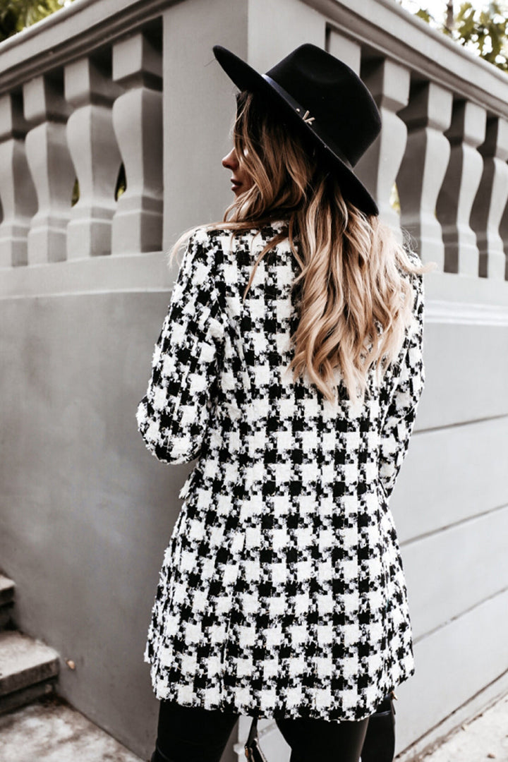 Drune | Print Revers Mid Length Mantel