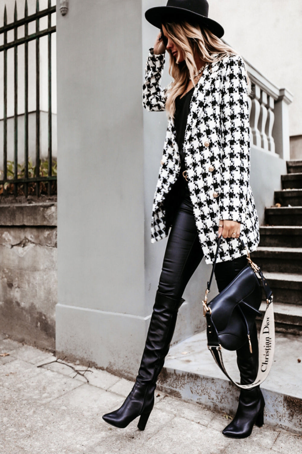 Drune | Print Revers Mid Length Mantel