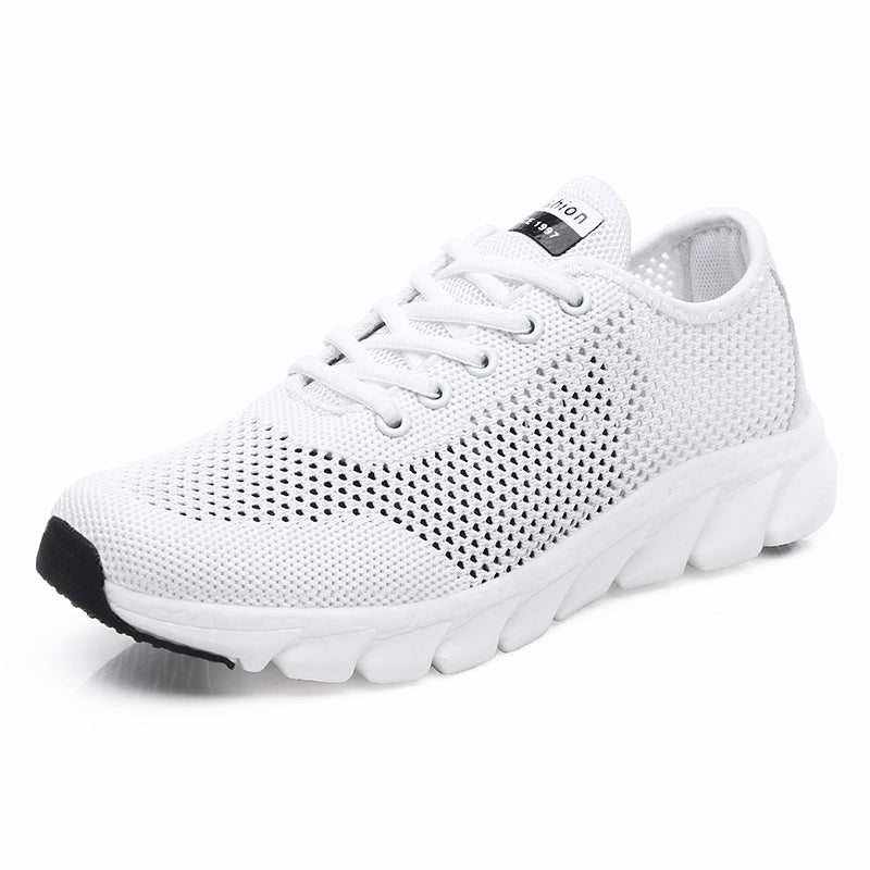 Damen nan leichte Netz-Freizeitsneaker mit perforiertem Obermaterial und flexibler Wellenlaufsohle Drune
