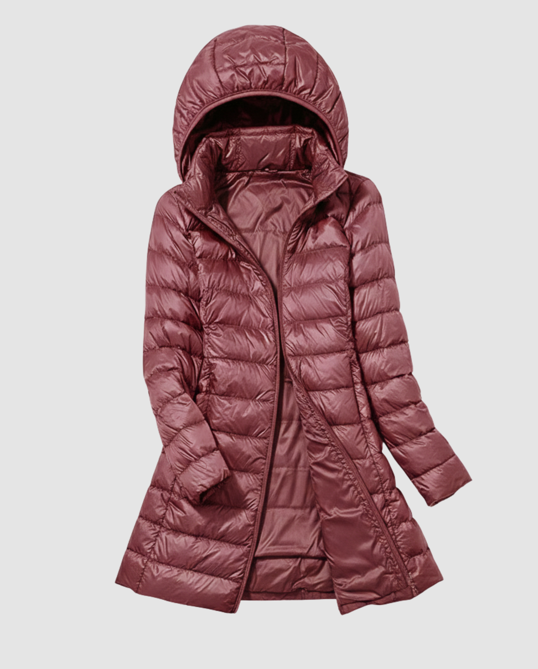 Damen Ultraleichte Daunenjacke mit Kapuze | Drune