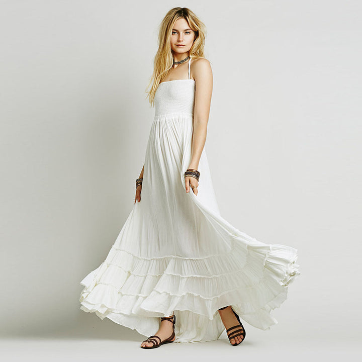 Drune | Kleid aus Baumwolle mit Neckholder