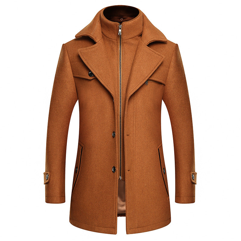 Herren Elegante und stilvolle Wolljacke Drune