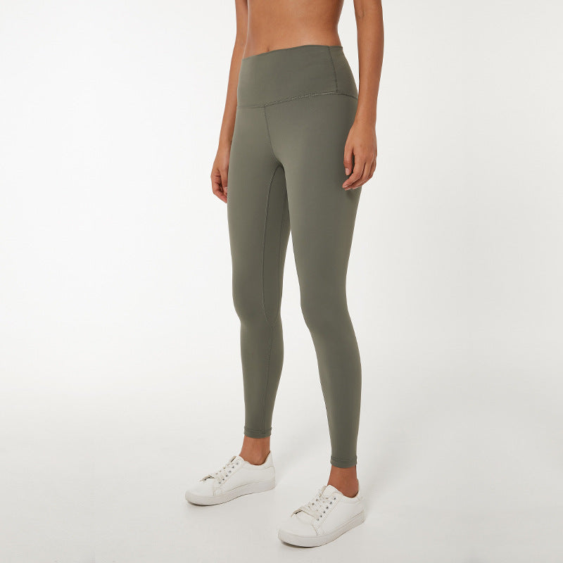 Damen Hochtaillierte Sportleggings mit nahtloser Verarbeitung und optimalem Komfort Drune