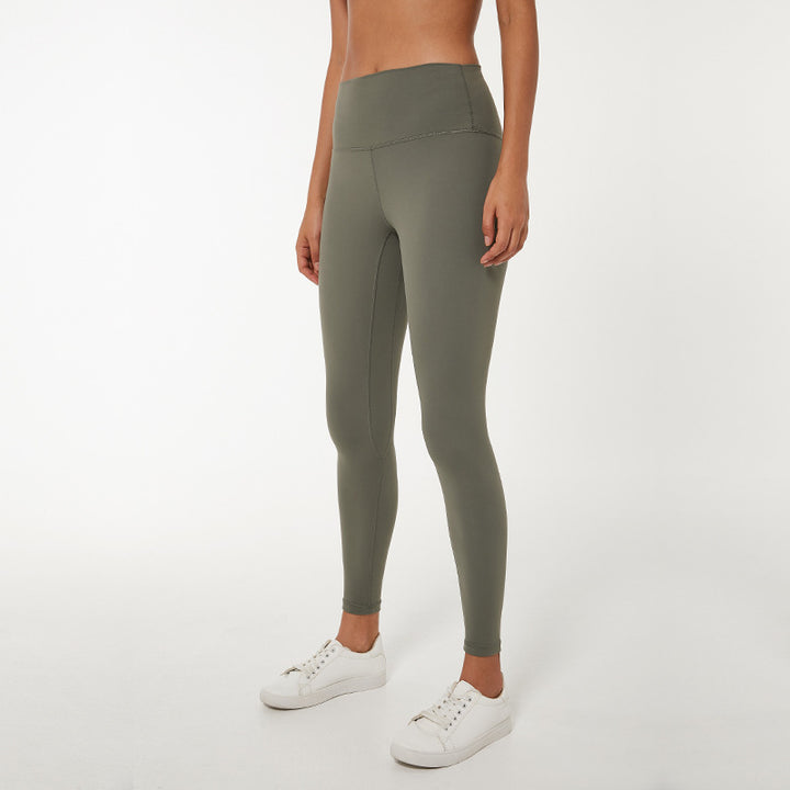 Damen Hochtaillierte Sportleggings mit nahtloser Verarbeitung und optimalem Komfort Drune