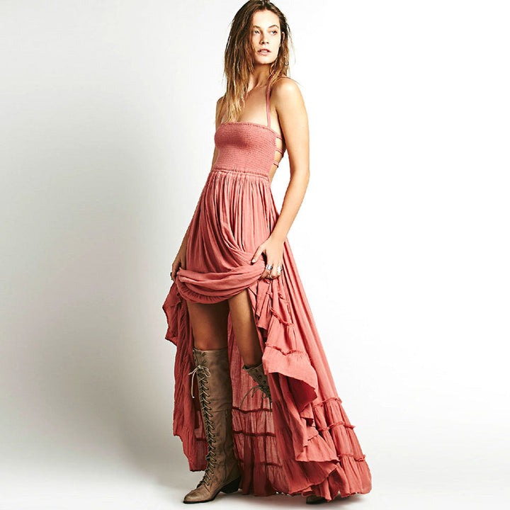 Drune | Kleid aus Baumwolle mit Neckholder