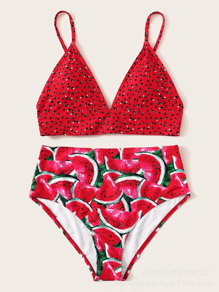 Damen Bikini-Set mit fruchtigem Ananas-Design Drune