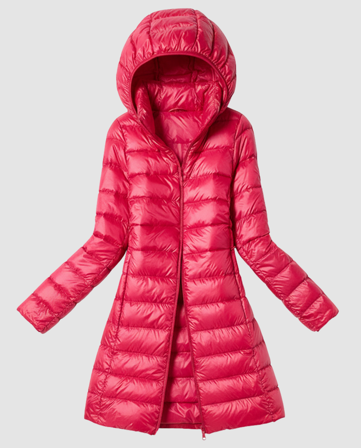 Damen Ultraleichte Daunenjacke mit Kapuze | Drune