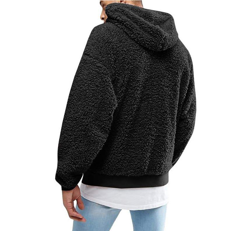 Herren Warmen Fleece-Hoodie Drune