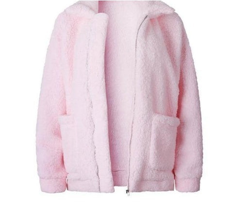 Drune | Damen Fleece Sweatshirt Mit Breitem Kragen