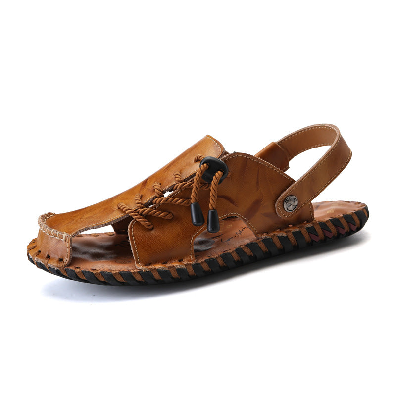 Herren Leder-Sandalen mit robustem Schnellschnürsystem Drune