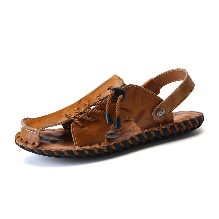 Herren Leder-Sandalen mit robustem Schnellschnürsystem Drune