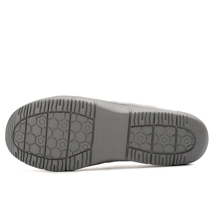 Damen nan elastische Strick-Slipper mit verstärkter Zehenkappe und rutschfester Flexsohle Drune