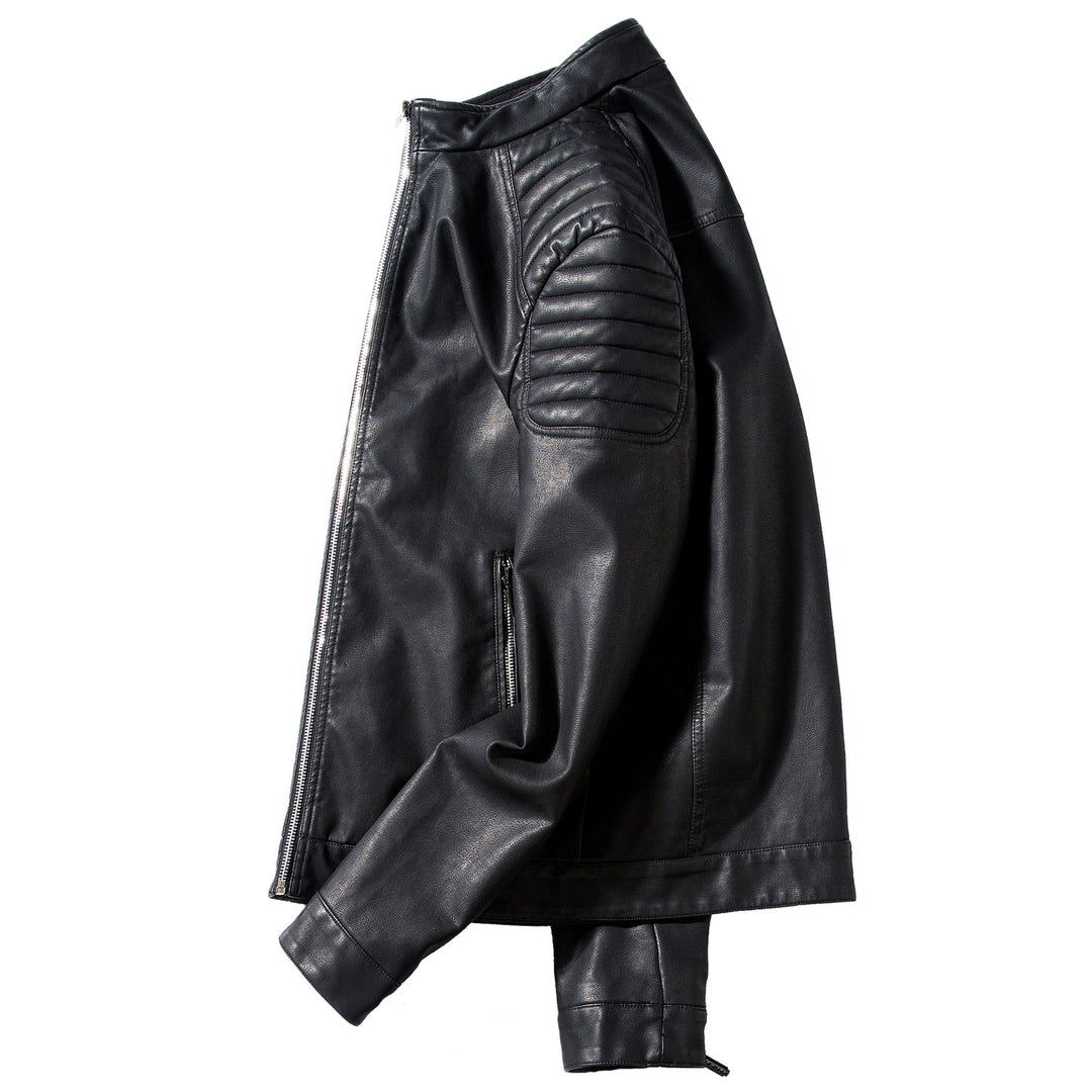 Herren Modische Lederjacke Drune