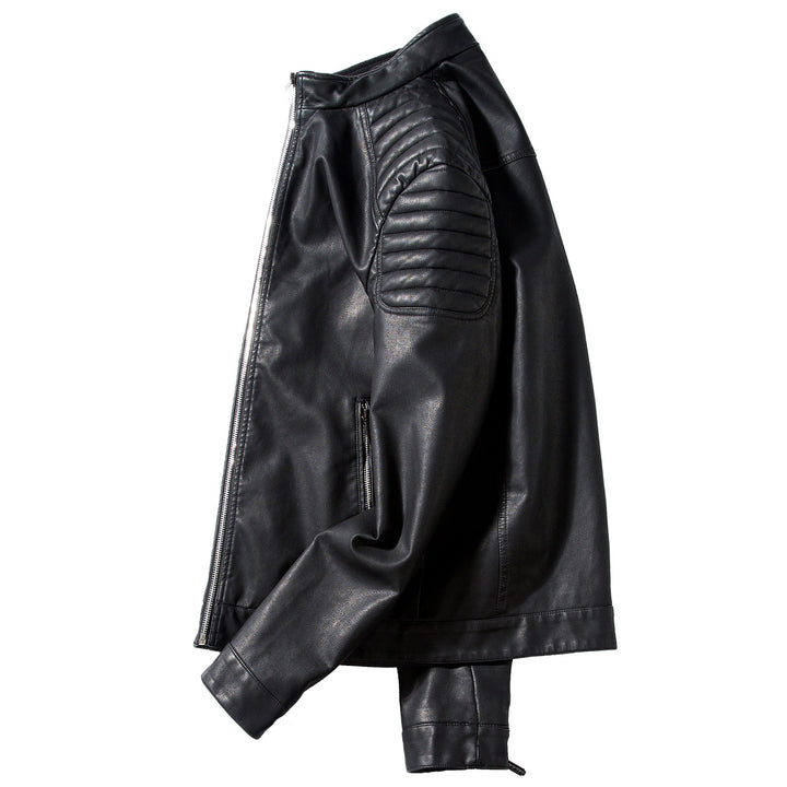 Herren Modische Lederjacke Drune