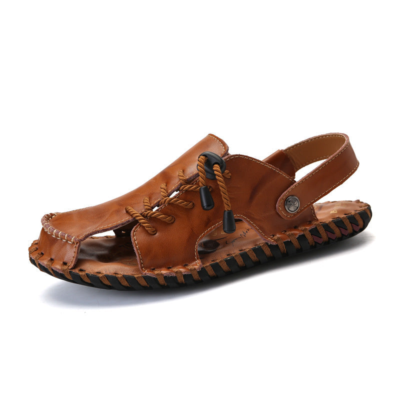 Herren Leder-Sandalen mit robustem Schnellschnürsystem Drune