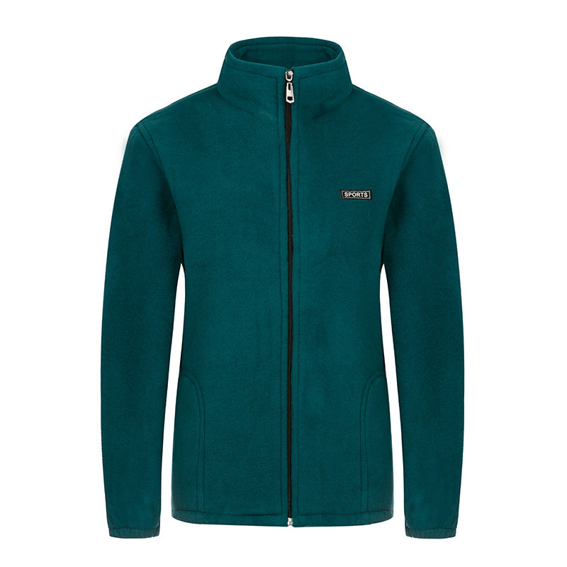 Damen nan Fleecejacke mit Stehkragen und durchgehendem Reißverschluss Drune