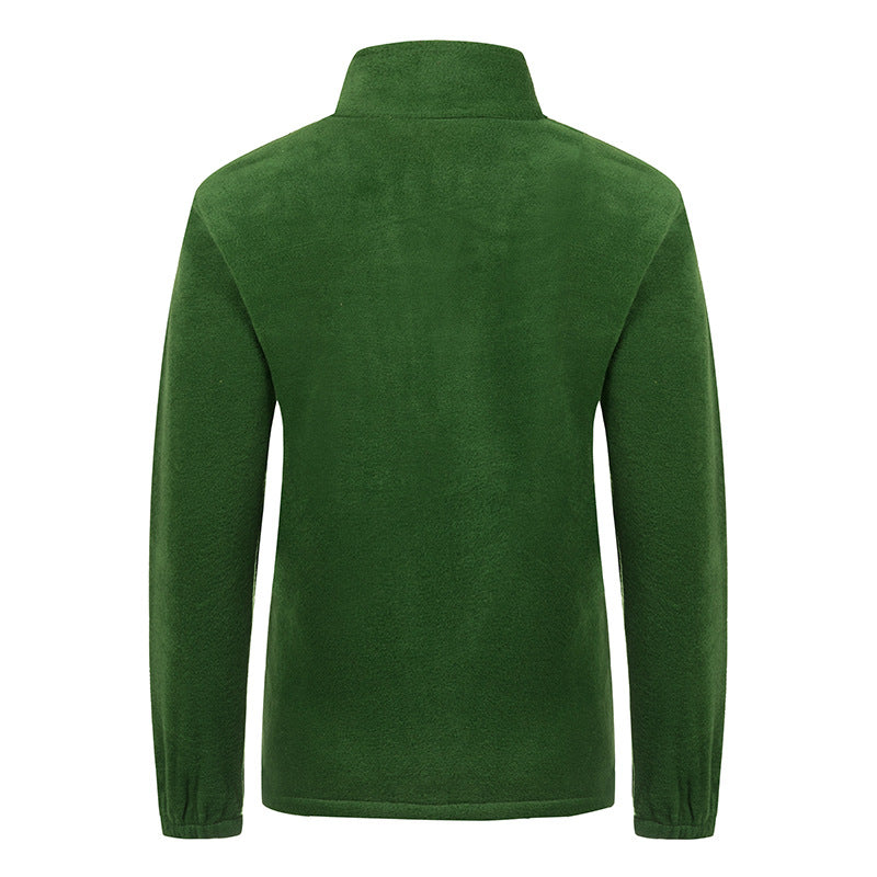 Damen nan Fleecejacke mit Stehkragen und durchgehendem Reißverschluss Drune