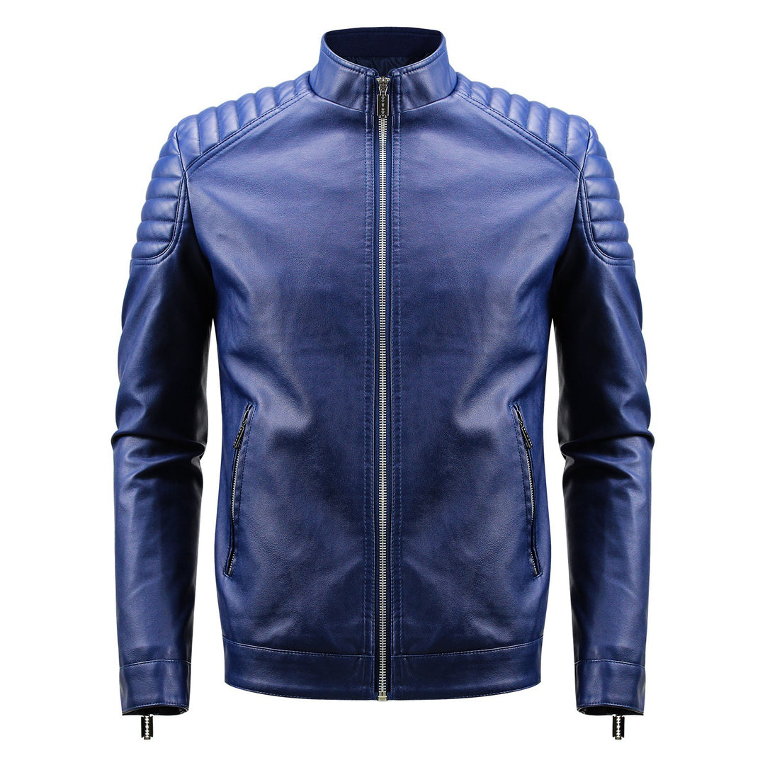 Herren Modische Lederjacke Drune