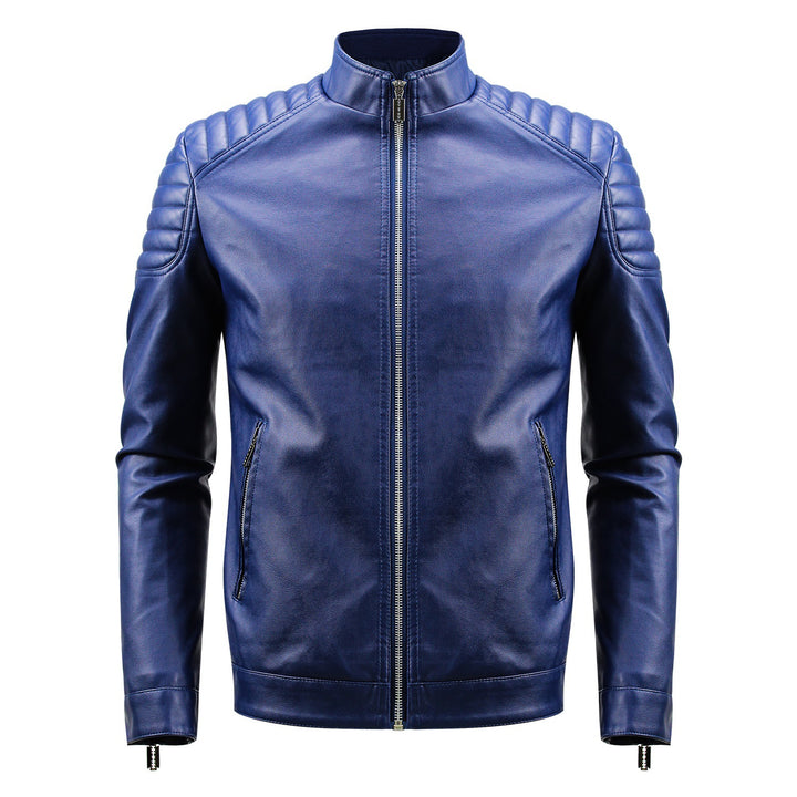 Herren Modische Lederjacke Drune