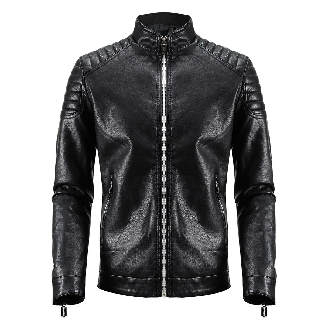 Herren Modische Lederjacke Drune
