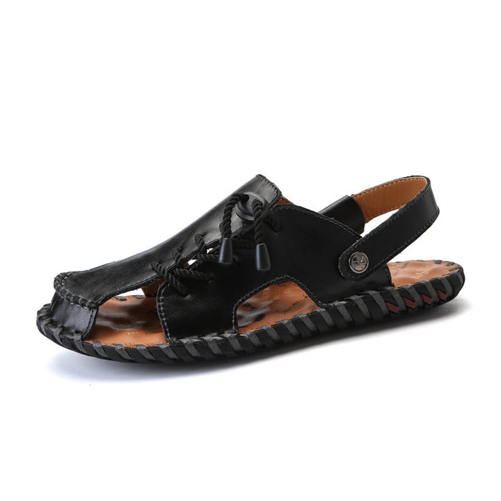Herren Leder-Sandalen mit robustem Schnellschnürsystem Drune