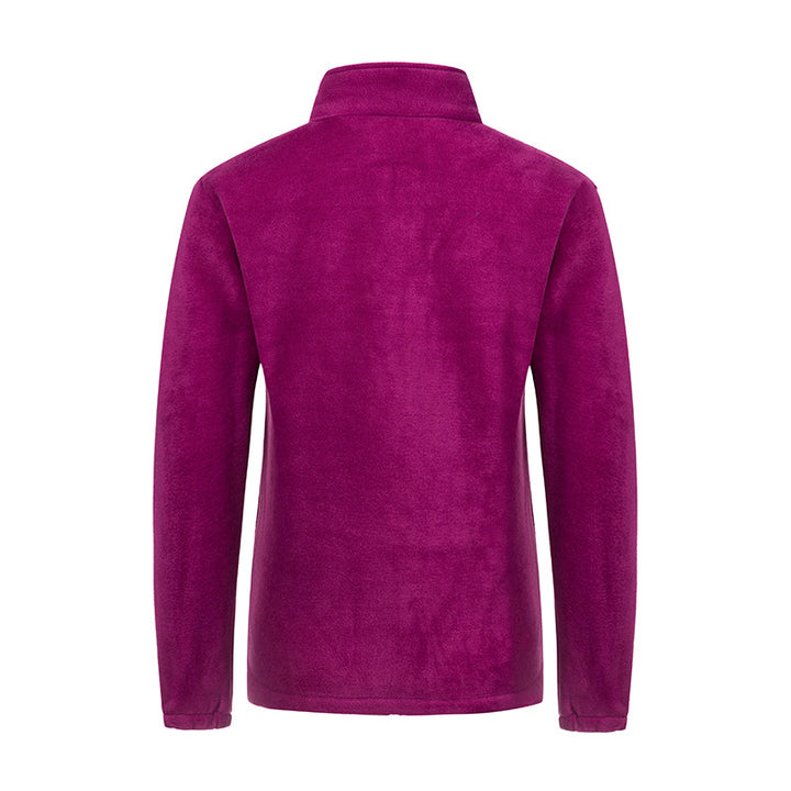 Unisex nan leichte Mikrofleece Jacke mit durchgehendem Reißverschluss und Stehkragen Drune