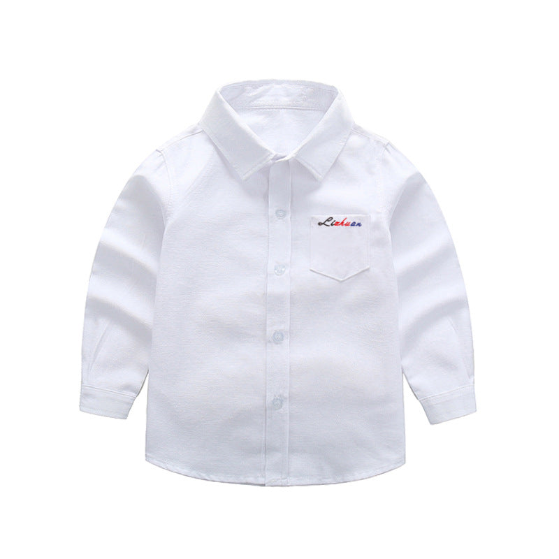 Damen elegantes Langarmhemd mit feiner Stickerei Drune