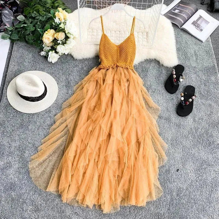Drune | Kleid aus Netzschlaufe