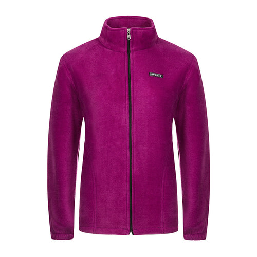 Unisex nan leichte Mikrofleece Jacke mit durchgehendem Reißverschluss und Stehkragen Drune