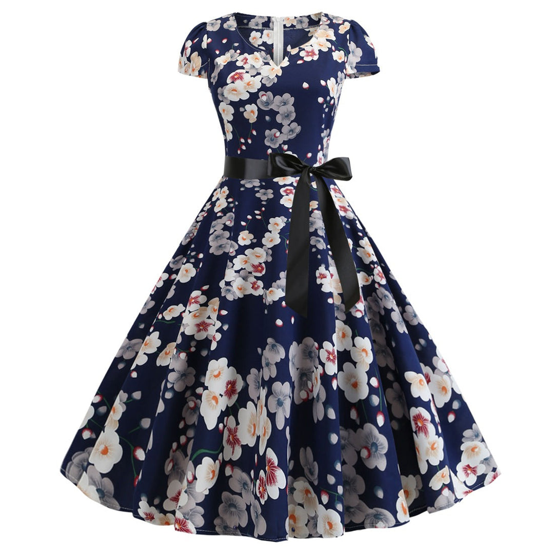 Drune | Damenkleid für Hochzeitsgäste mit weitem Saum