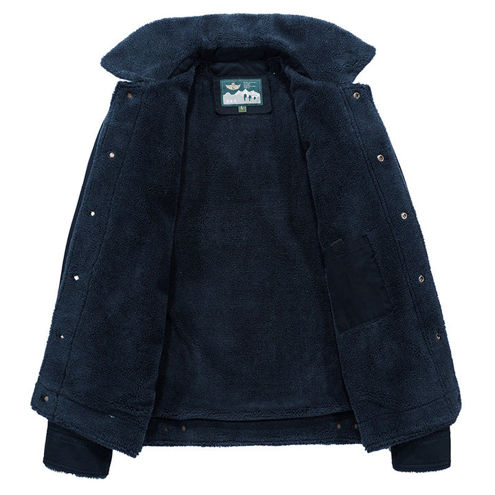 Herren Praktische Übergangsjacke mit Teddyfutter Drune