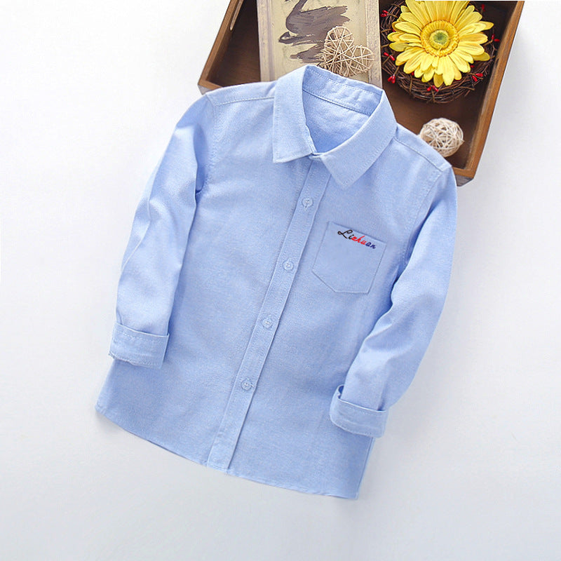Damen elegantes Langarmhemd mit feiner Stickerei Drune