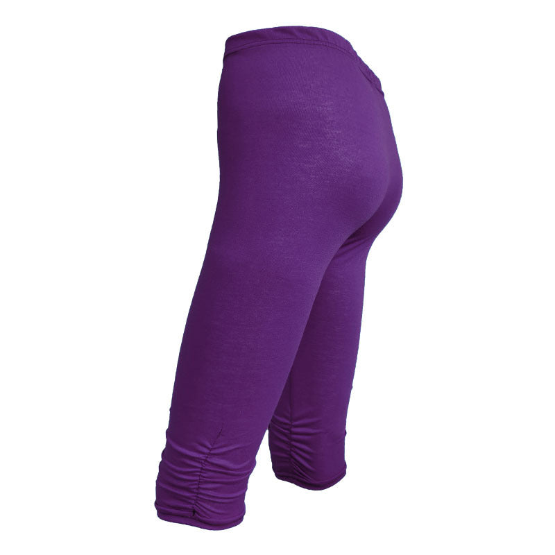 Damen Leichte Sport Capri Leggings Drune
