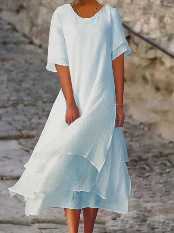 Drune | Schicke Eleganz Blockschlitzkleid