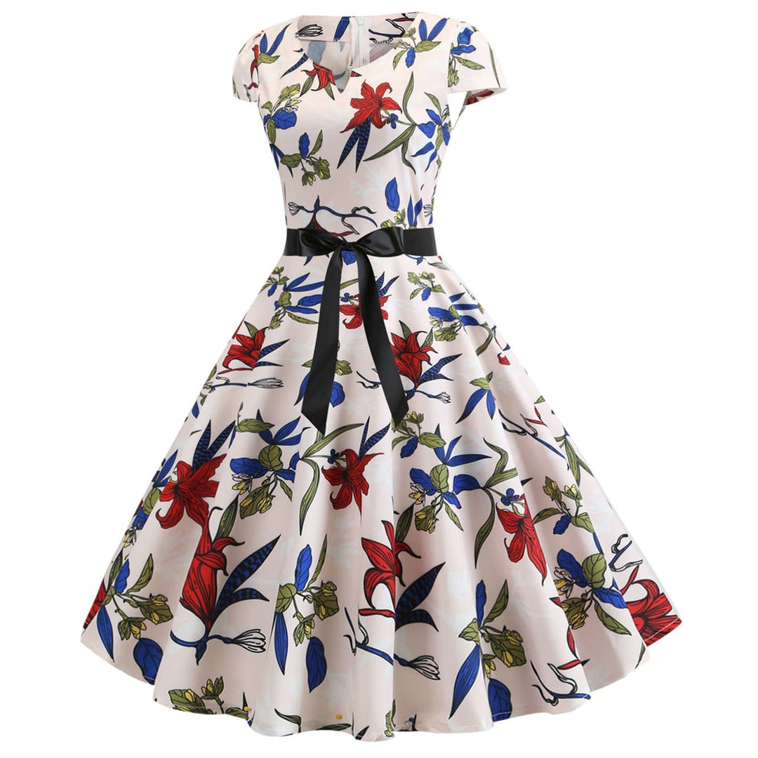 Drune | Damenkleid für Hochzeitsgäste mit weitem Saum