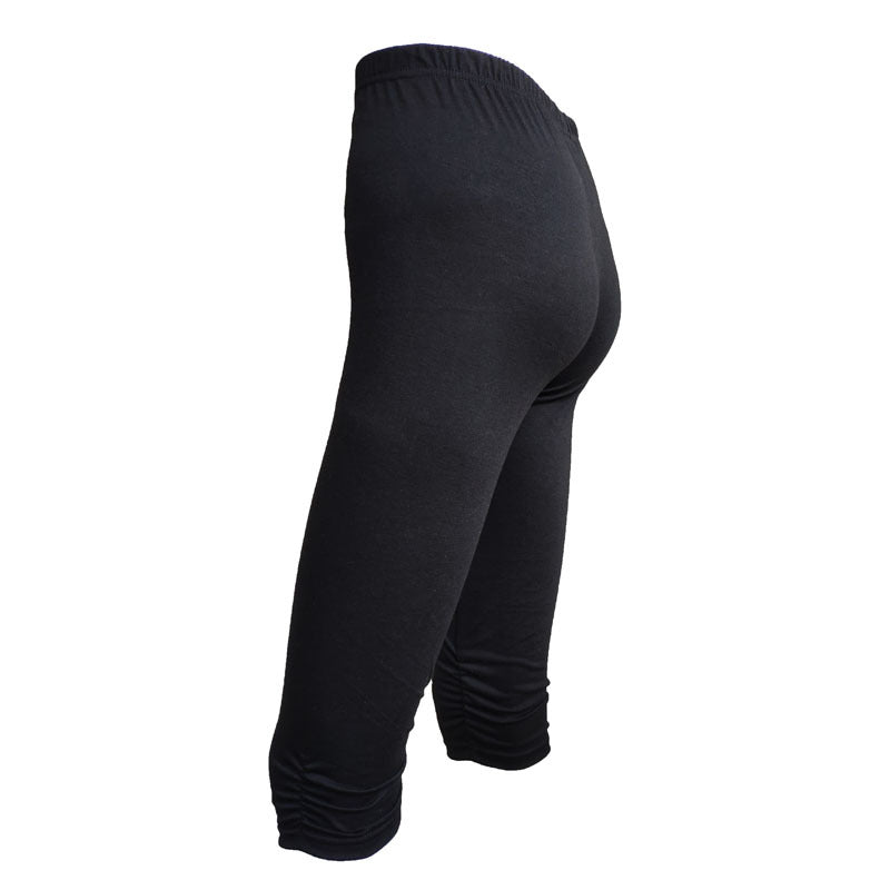Damen Leichte Sport Capri Leggings Drune