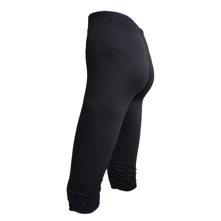 Damen Leichte Sport Capri Leggings Drune