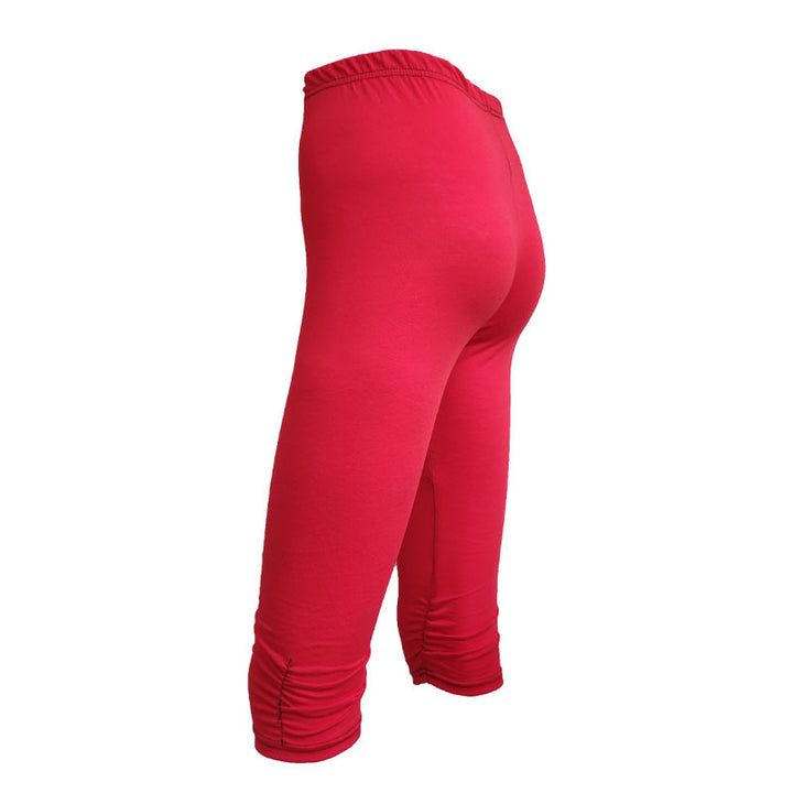 Damen Leichte Sport Capri Leggings Drune