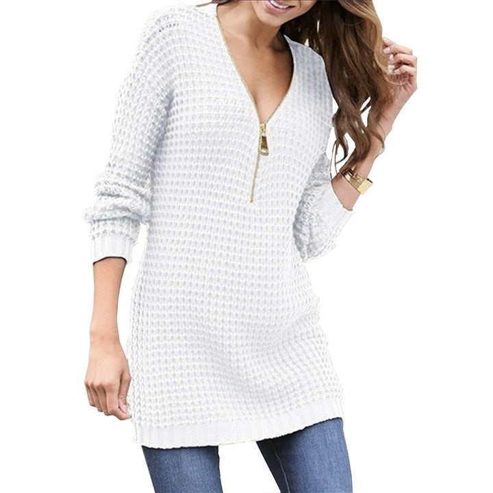 Damen Langarmshirt mit Reißverschluss Drune