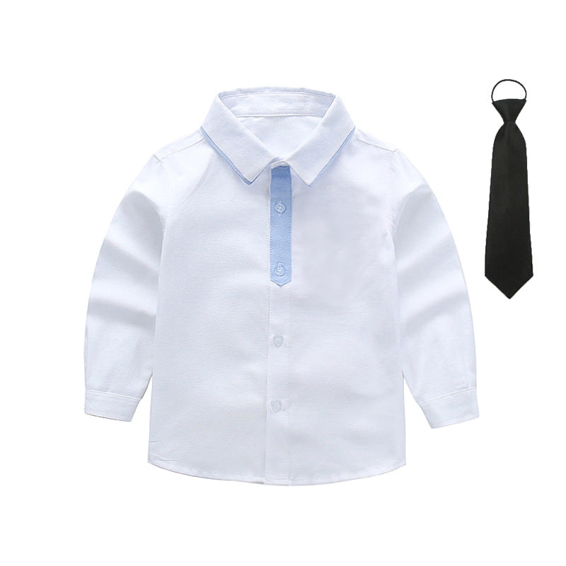 Jungen schickes Langarmhemd mit Fliege Drune